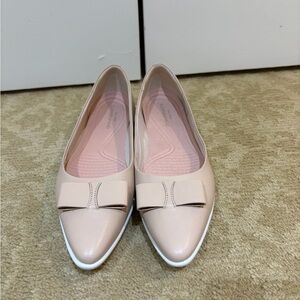 Cole Haan 3 Zero grand skimmer Cream Flats with Bow